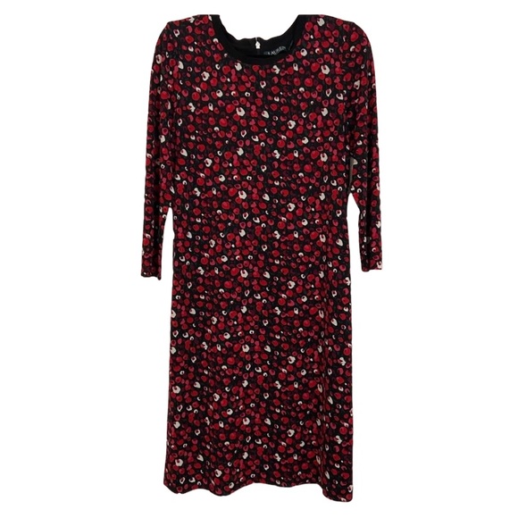 LAUREN RALPH LAUREN Three-Quarter-Sleeve Jersey Dress - Picture 2 of 6